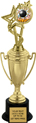 Gold Plastic Cup with Insert Holder