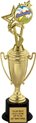 Gold Plastic Cup with Insert Holder