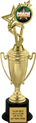 Gold Plastic Cup with Insert Holder