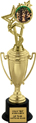 13 inch Gold Plastic Cup with Insert Holder
