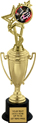 13 inch Gold Plastic Cup with Insert Holder