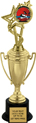 13 inch Gold Plastic Cup with Insert Holder