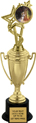 13 inch Gold Plastic Cup with Insert Holder