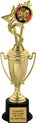Gold Plastic Cup with Insert Holder
