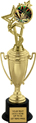 13 inch Gold Plastic Cup with Insert Holder