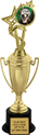Gold Plastic Cup with Insert Holder