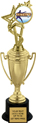 Gold Plastic Cup with Insert Holder