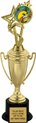 Gold Plastic Cup with Insert Holder