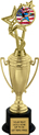 Gold Plastic Cup with Insert Holder