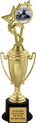 Gold Plastic Cup with Insert Holder