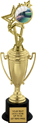 Gold Plastic Cup with Insert Holder