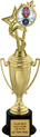 Gold Plastic Cup with Insert Holder