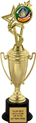 Gold Plastic Cup with Insert Holder