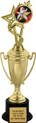 Gold Plastic Cup with Insert Holder