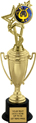 Gold Plastic Cup with Insert Holder