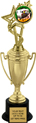 Gold Plastic Cup with Insert Holder