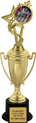Gold Plastic Cup with Insert Holder