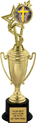 13 inch Gold Plastic Cup with Insert Holder