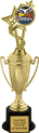 13 inch Gold Plastic Cup with Insert Holder