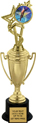 Gold Plastic Cup with Insert Holder