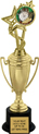 13 inch Gold Plastic Cup with Insert Holder