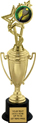 Gold Plastic Cup with Insert Holder