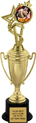 13 inch Gold Plastic Cup with Insert Holder