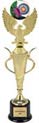 Gold Plastic Cup with Insert Holder