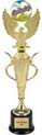 Gold Plastic Cup with Insert Holder