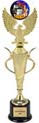 Gold Plastic Cup with Insert Holder