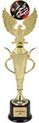 Gold Plastic Cup with Insert Holder