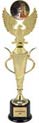 Gold Plastic Cup with Insert Holder