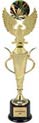 Gold Plastic Cup with Insert Holder