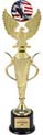 Gold Plastic Cup with Insert Holder