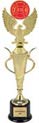 Gold Plastic Cup with Insert Holder