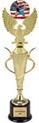 Gold Plastic Cup with Insert Holder