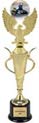 Gold Plastic Cup with Insert Holder