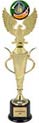 Gold Plastic Cup with Insert Holder