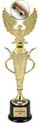 Gold Plastic Cup with Insert Holder