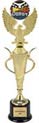 14 inch Gold Plastic Cup with Insert Holder