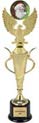 Gold Plastic Cup with Insert Holder