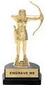 6 inch Figure on Marble Tone Horseshoe Bases