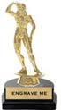 6 inch Figure on Marble Tone Horseshoe Bases