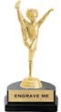 6 inch Figure on Marble Tone Horseshoe Bases