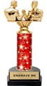 10 inch Trophy on Horseshoe Base