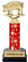 Trophy on Horseshoe Base 