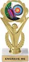 7 inch Victory Color Insert Trophy