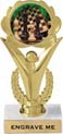 7 inch Victory Color Insert Trophy