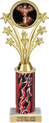 10.5 inch Shooting Stars Color Insert Trophy w/ Column