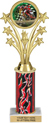 10.5 inch Shooting Stars Color Insert Trophy w/ Column